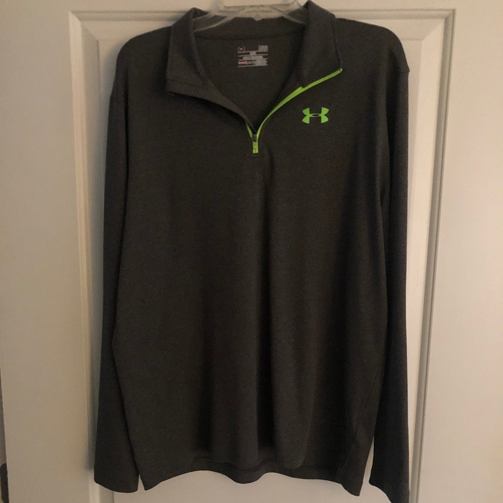 Under Armour Heat Gear long sleeve 1/2 zipper size L